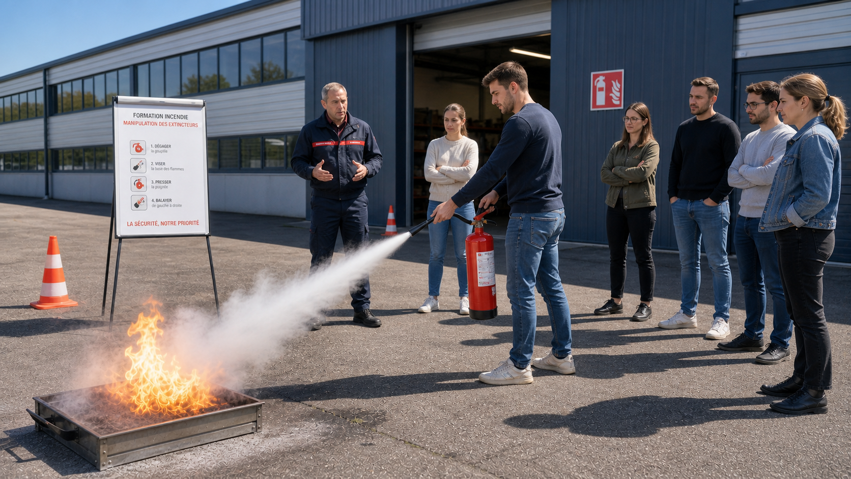 formation incendie extincteur